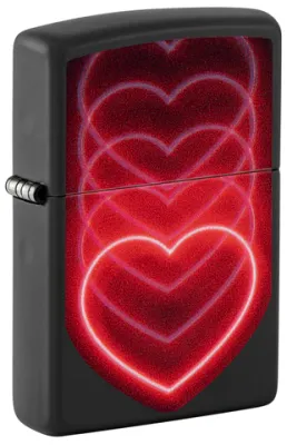 Zippo Accendino Hearts Design