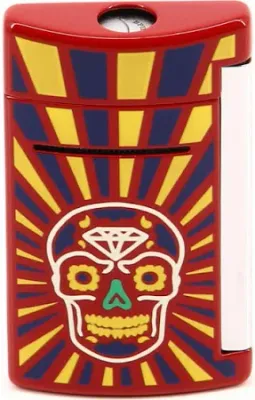 S.T. Dupont Accendino MiniJet Dia De Los Muertos Rosso 010086