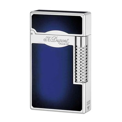 S.T. Dupont Accendino Ligne 2 Atelier Edizione Limitata Palladio Lacca Blue 016301