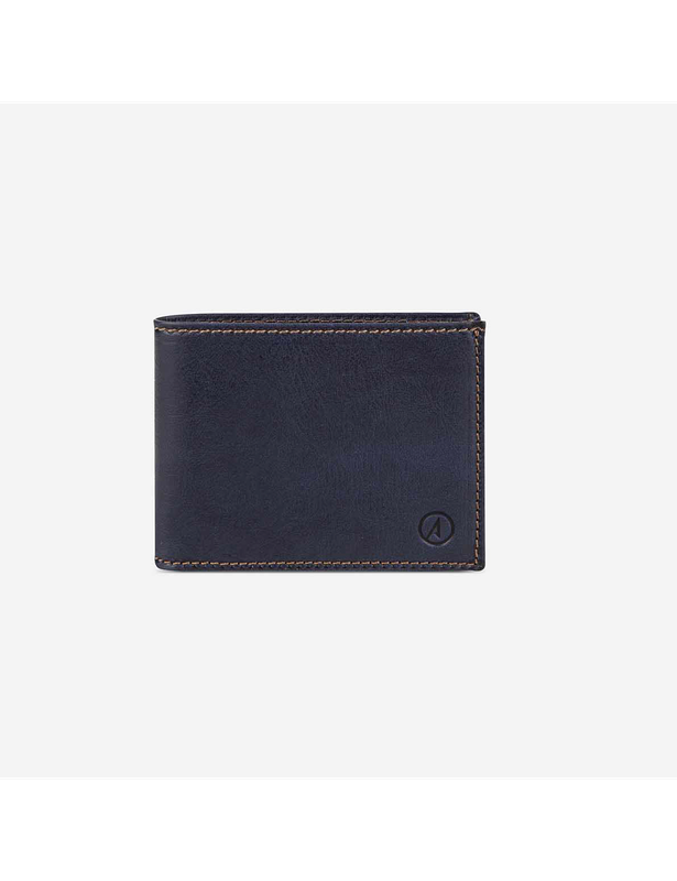 Salvatore Sorrentino • Portafoglio • 1008 • con Porta Tessere e Porta Monete Blu