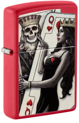 Zippo Accendino Skull King Queen Beauty Zippo Accendino Skull King Queen Beauty