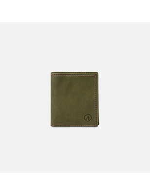 Salvatore Sorrentino Portafoglio Compatto 1052 Vera Pelle Verde