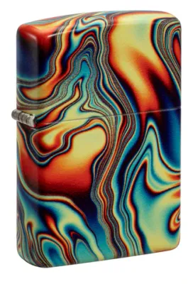 Zippo Accendino Colorful Swirl Pattern