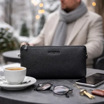 Pochette in pelle