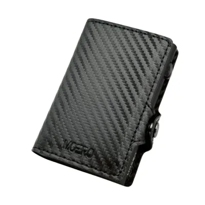 Portafoglio • Moero • Carbon Black • Protezione RFID per carte Contactless • Struttura in Carbonio con interni in Pelle • Contiene fino a 10 Carte