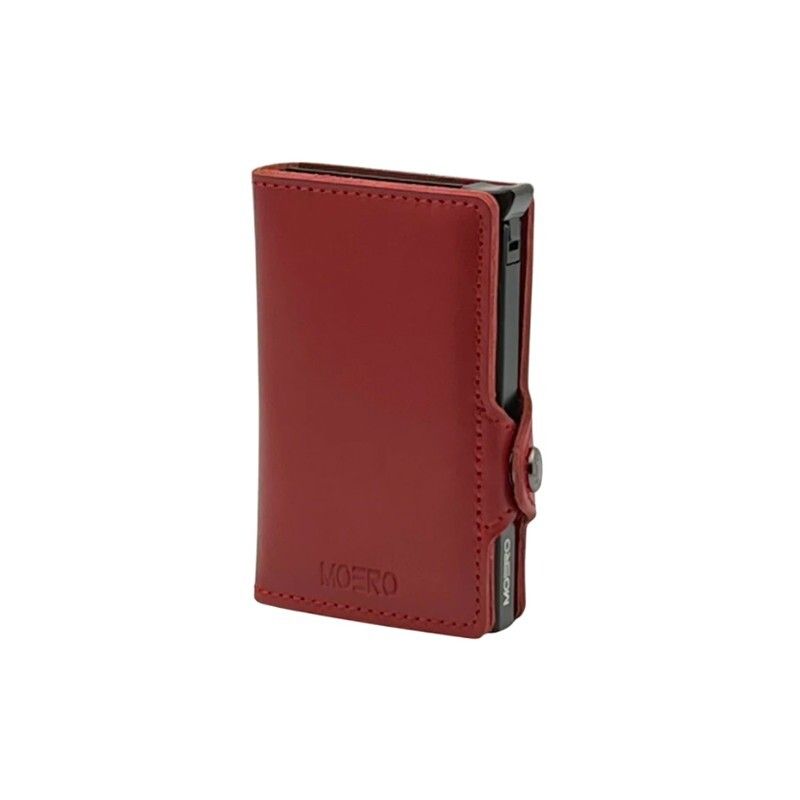 Portafoglio • Moero • Prestige Oil Wax Red Zip • Protezione RFID per carte Contactless • in Vera Pelle • Contiene fino a 13 Carte Portafoglio • Moero • Prestige Oil Wax Red Zip • Protezione RFID per carte Contactless • in Vera Pelle • Contiene fino a 13 Carte
