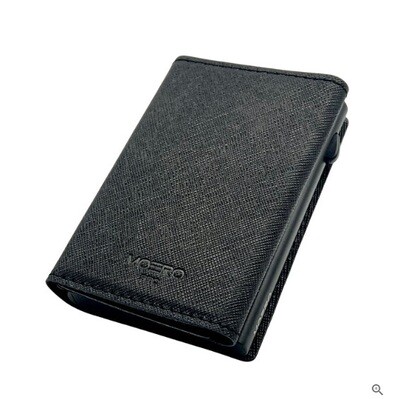 Portafoglio • Moero • Pro Saffiano Black • Protezione RFID per carte Contactless • in Vera Pelle • Contiene fino a 9 Carte Portafoglio • Moero • Pro Saffiano Black • Protezione RFID per carte Contactless • in Vera Pelle • Contiene fino a 9 Carte
