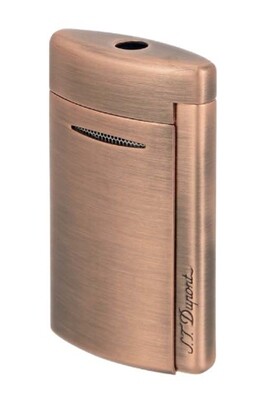 S.T. Dupont Accendino MiniJet Brushed Copper Rame Spazzolato 010809