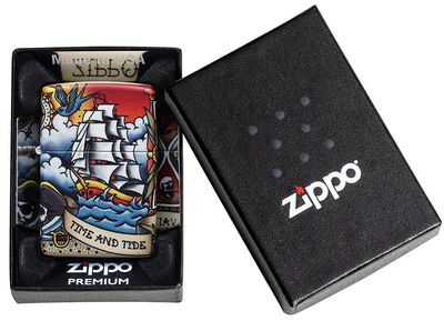 Zippo Accendino Nautical Tatoo Design