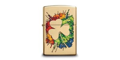 Zippo Accendino Graffiti Clover Design 49125