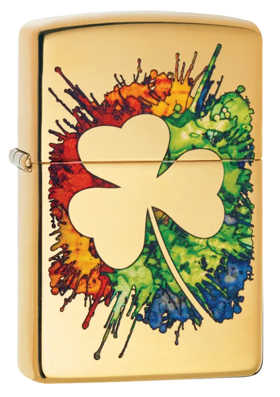 Zippo Accendino Graffiti Clover Design 49125