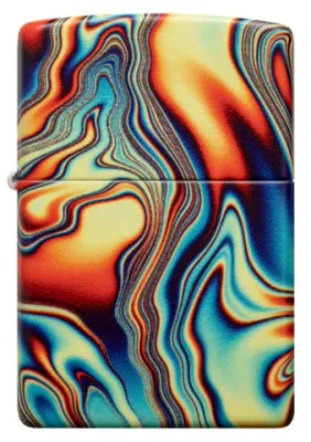 Zippo Accendino Colorful Swirl Pattern