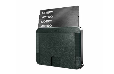 Portafoglio • Moero • M2 Pro • Saffiano Green • Protezione RFID per carte Contactless • Contiene fino a 4 Carte