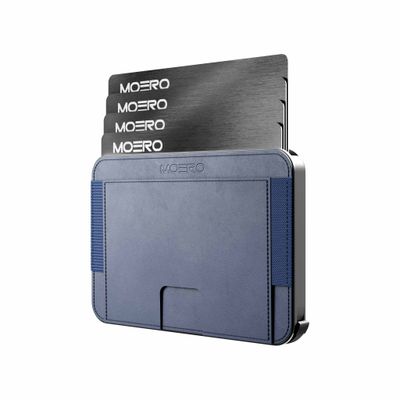 Portafoglio • Moero • M2 Blue • Protezione RFID per carte Contactless • Contiene fino a 4 Carte