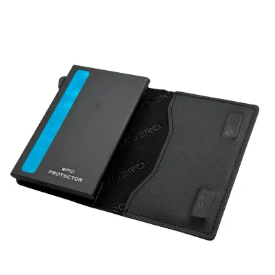 Portafoglio • Moero • Air • Black • Protezione RFID per carte Contactless • Contiene fino a 4 Carte