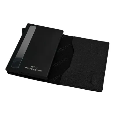 Portafoglio • Moero • Air Saffiano • Black • Protezione RFID per carte Contactless • Contiene fino a 4 Carte