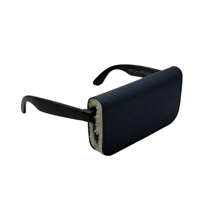 Custodia per Occhiali • Moero • Vision Air • Case Glass Saffiano Blue Navy •