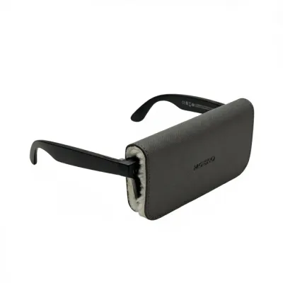 Custodia per Occhiali • Moero • Vision Air • Case Glass Saffiano • Grey