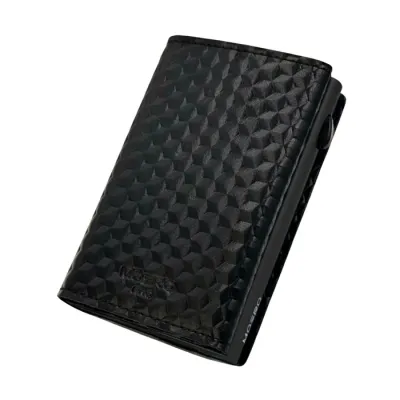 Portafoglio • Moero • Pro 3D Hologram Zip • Protezione RFID per carte Contactless • Contiene fino a 9 Carte