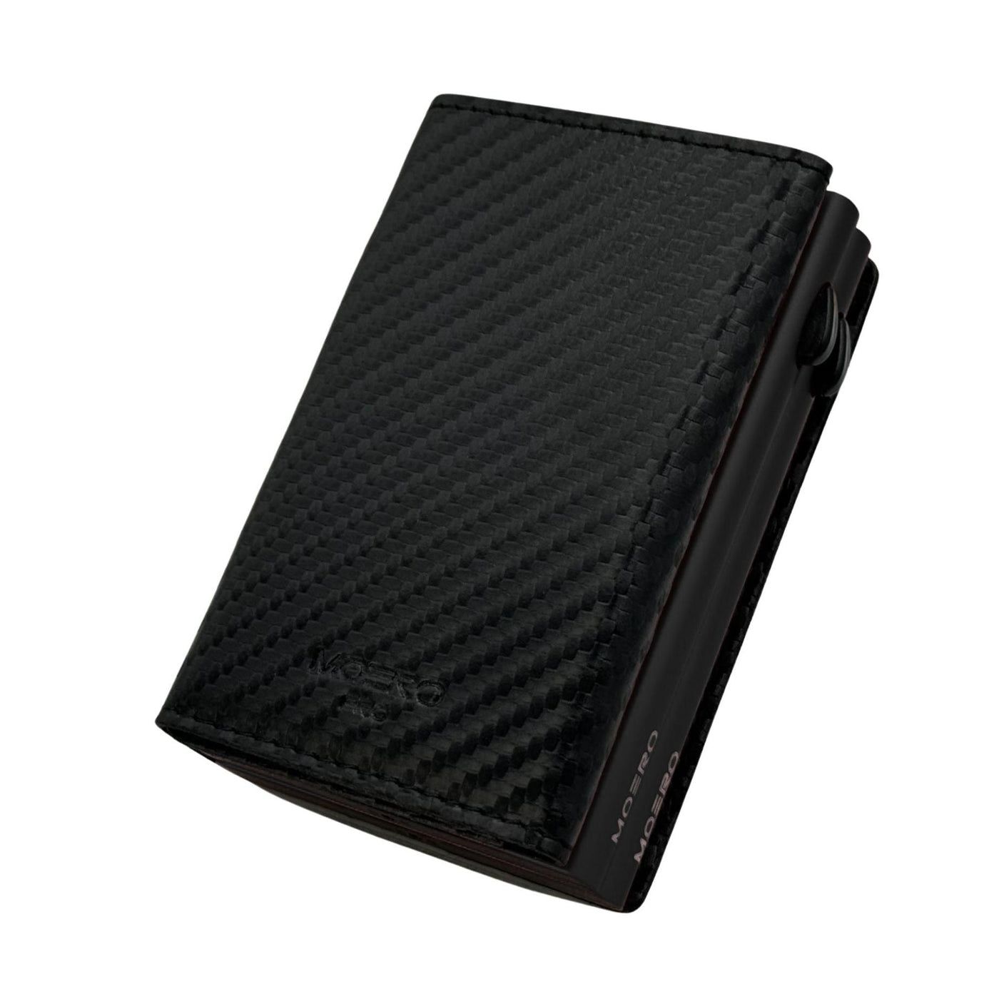 Portafoglio • Moero • Pro Dual Carbon Black Zip Nero • Protezione RFID per carte Contactless • in Vera Pelle • Contiene fino a 15 Carte Portafoglio • Moero • Pro Dual Carbon Black Zip Nero • Protezione RFID per carte Contactless • in Vera Pelle • Contiene fino a 15 Carte