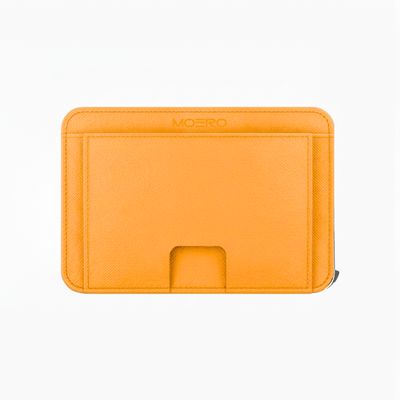 Portafoglio • Moero • M2 Pro • Saffiano Arancione • Protezione RFID per carte Contactless • Contiene fino a 4 Carte Portafoglio • Moero • M2 Pro • Saffiano Arancione • Protezione RFID per carte Contactless • Contiene fino a 4 Carte