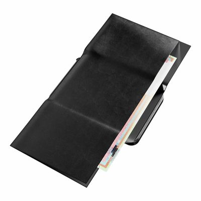 Portafoglio • Moero • M2 Pro Plus • Smooth PU Black • Protezione RFID per carte Contactless • Contiene fino a 4 Carte