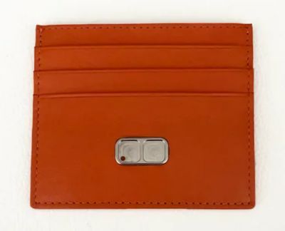 Bagnara Portacarte Personalizzabile Arancione Bagnara Portacarte Personalizzabile Arancione