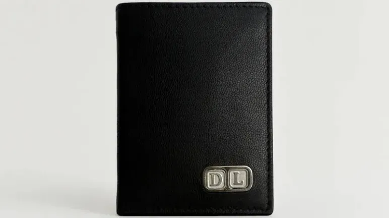 Bagnara Portafoglio Piccolo Personalizzabile Nero