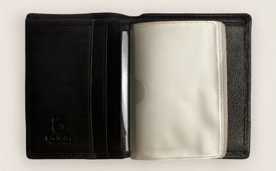 Bagnara Portafoglio Piccolo Personalizzabile Nero