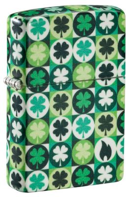 Zippo Accendino Premium Quadrifogli