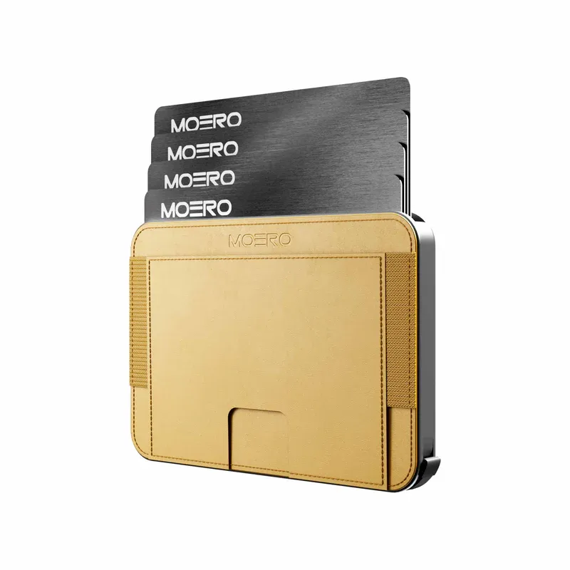 Portafoglio • Moero • M2 Classic Yellow Gialla • Protezione RFID per carte Contactless • Contiene fino a 4 Carte