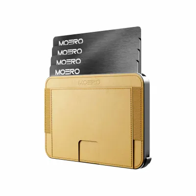 Portafoglio • Moero • M2 Classic Yellow Gialla • Protezione RFID per carte Contactless • Contiene fino a 4 Carte