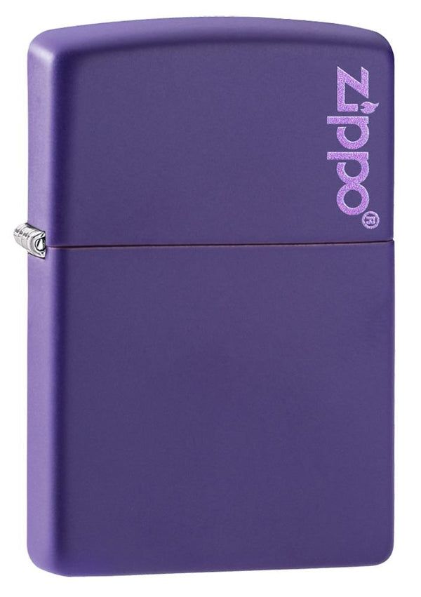 Zippo Accendino Classic Matte Logo Viola