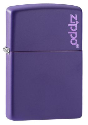 Zippo Accendino Classic Matte Logo Viola