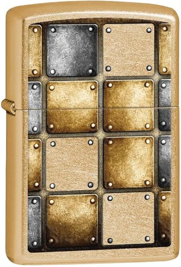 Zippo Accendino Design Metallico