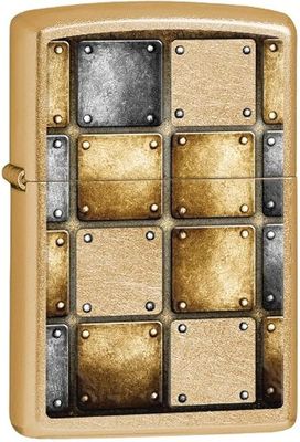 Zippo Accendino Design Metallico