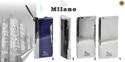 Lubinski Accendino Jet Flame Milano WD585.1 Argento Lubinski Accendino Jet Flame Milano WD585.1 Argento