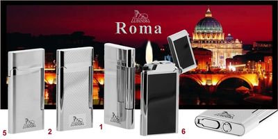 Lubinski Accendino Roma Fiamma Dolce WD575.6 Nero
