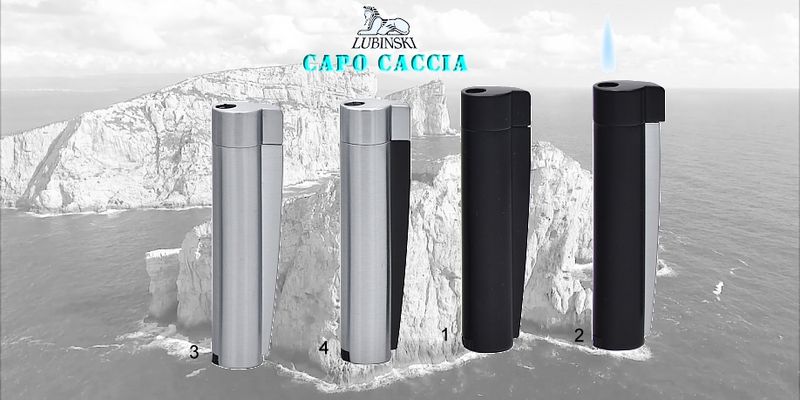 Lubinski Accendino Jet Flame Capo Caccia WA330.2 Nero Lubinski Accendino Jet Flame Capo Caccia WA330.2 Nero