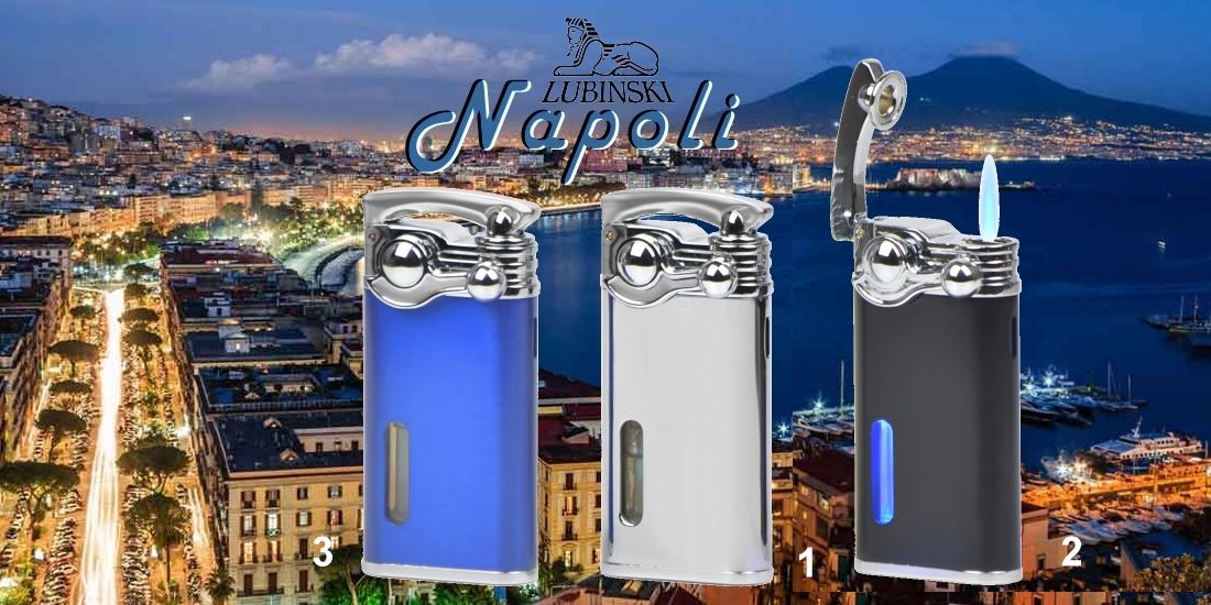 Lubinski Accendino Napoli Jet Flame WA360.2 Nero Lubinski Accendino Napoli Jet Flame WA360.2 Nero