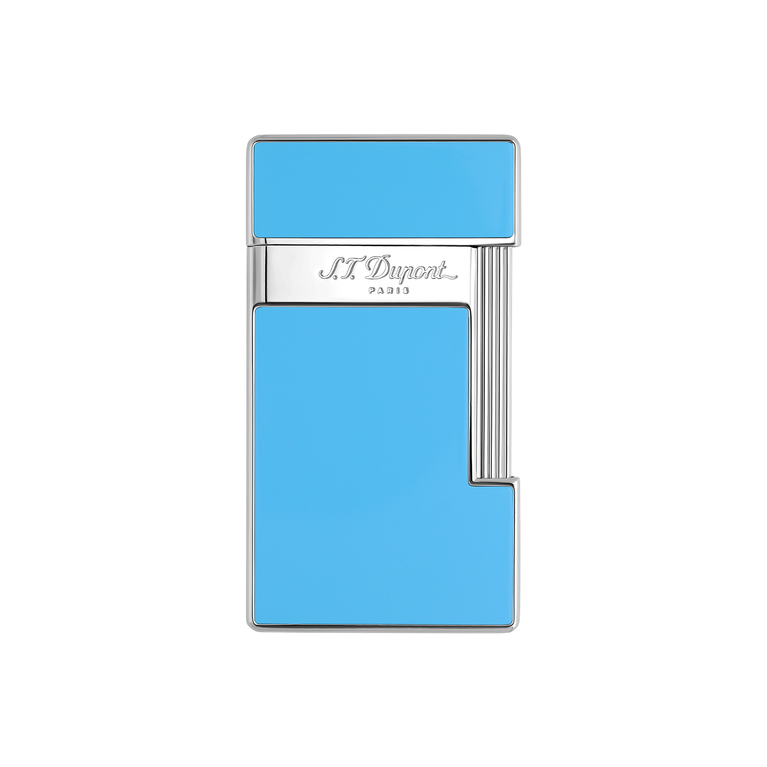 S.T. Dupont Accendino BQ Slimmy Blu Turchese Laccato/Cromato 028007 S.T. Dupont Accendino BQ Slimmy Blu Turchese Laccato/Cromato 028007