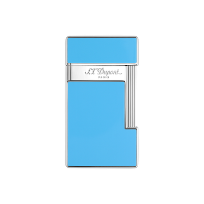 S.T. Dupont Accendino BQ Slimmy Blu Turchese Laccato/Cromato 028007 S.T. Dupont Accendino BQ Slimmy Blu Turchese Laccato/Cromato 028007
