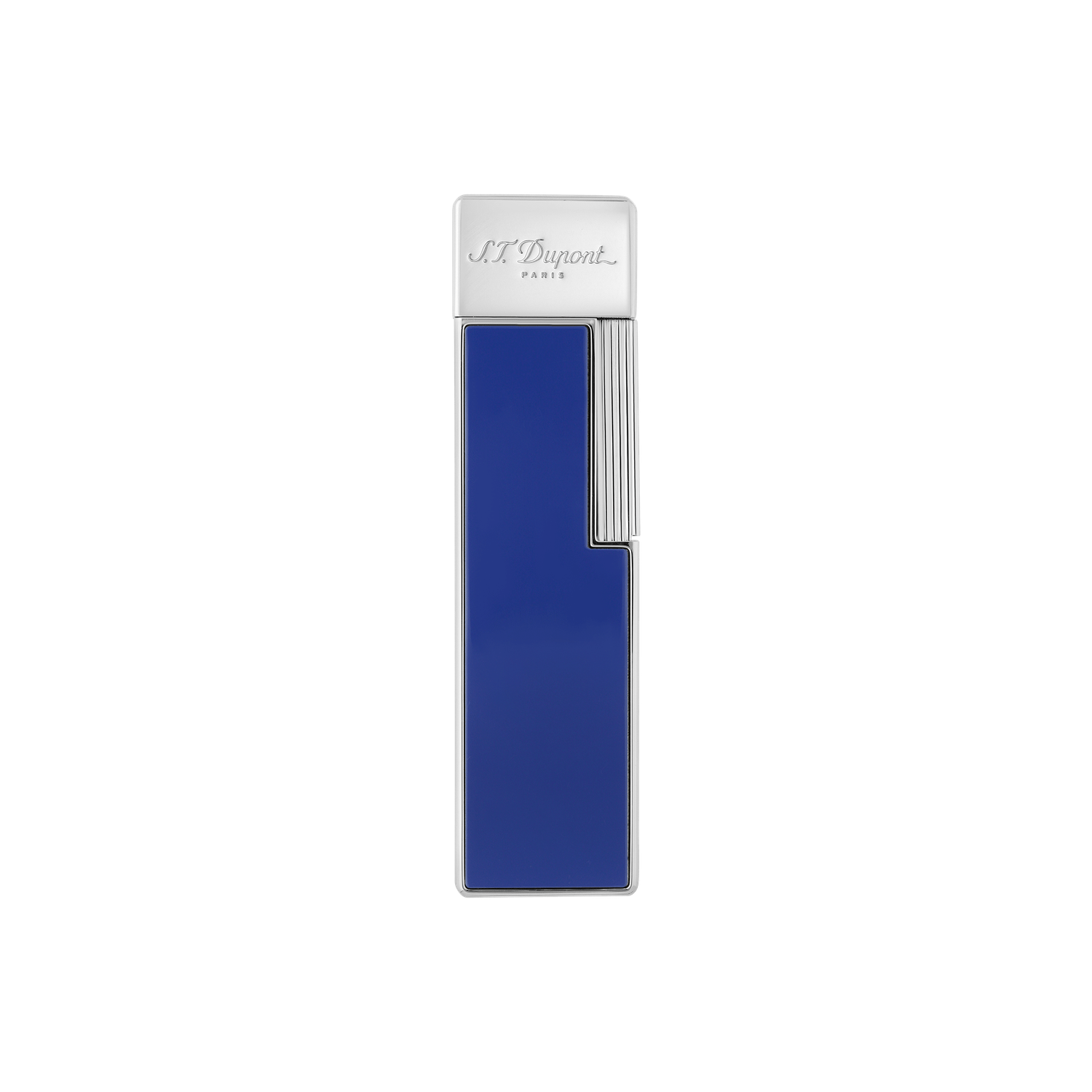 S.T. Dupont Accendino BQ Twiggy Blu Laccato/Cromato 030005 S.T. Dupont Accendino BQ Twiggy Blu Laccato/Cromato 030005