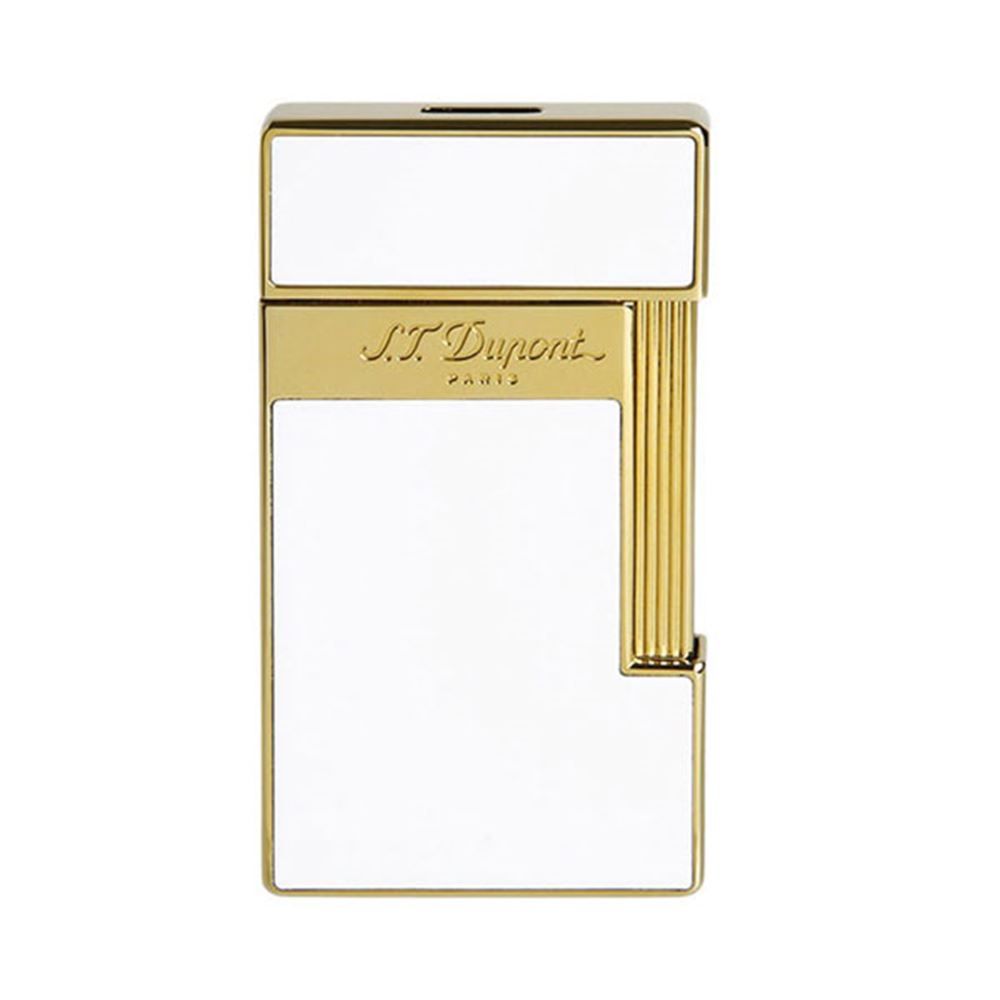 S.T. Dupont Accendino BQ Slimmy Bianco Laccato/Cromato 028004 S.T. Dupont Accendino BQ Slimmy Bianco Laccato/Cromato 028004