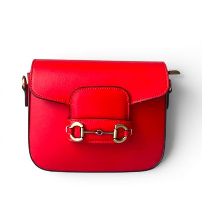 Pulicati Borsa Tracolla Lidia Rossa