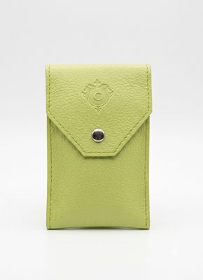 Cartujano Portapacchetto Sigarette Slim Verde Pisello