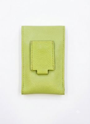 Cartujano Portapacchetto Sigarette Slim Verde Pisello