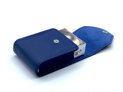 Cartujano Porta Pacchetto Classico con Custodia Accendino Blu