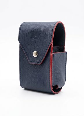 Cartujano Portapacchetto Sigarette Blu Navy