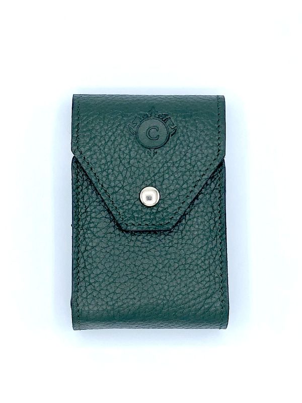 Cartujano Porta Pacchetto Classico con Custodia Porta Accendino Verde Cartujano Porta Pacchetto Classico con Custodia Porta Accendino Verde